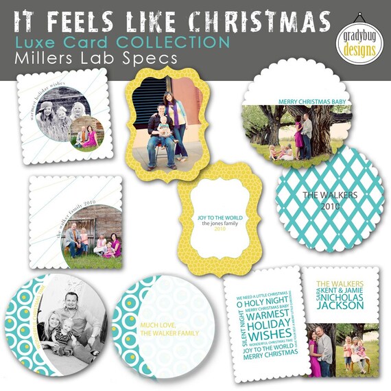 Items similar to It Feels Like Christmas Luxe Holiday Card Collection