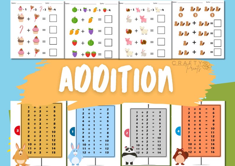 Printable Fun and Engaging Math Activities for Kids: Making Numbers ...