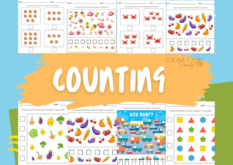 Printable Fun and Engaging Math Activities for Kids: Making Numbers ...