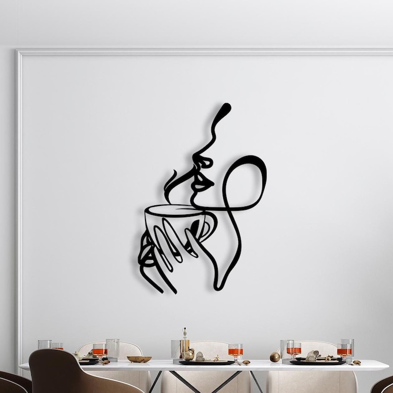 Woman Line Art Coffee Wall Decor | Coffee Bar Decor| Metal Line Art Coffee Wall Decor| Coffee Lover Christmas Gift| Housewarming Decor Gifts botanical wall art
christmas gift decor
kitchen wall decor
metal wall art decor
farmhouse decor
black metal wall art
housewarming gifts
coffee wall decor
coffee bar decor
coffee lover gifts
coffee wall art
woman line art decor
metal line art wall