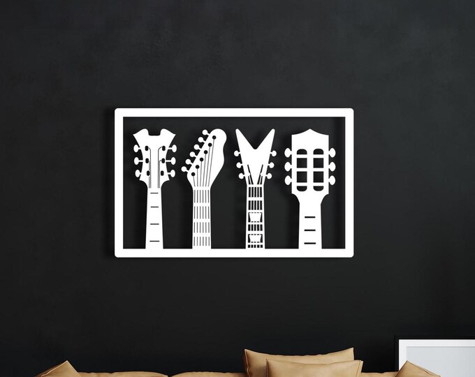 Rock on Metal Wall Art | Rock Music | Statement Piece | Room Decor ...