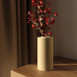 SILINDRO Vase Fuzzy Finish -  Home Decor Vase
