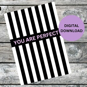 Sei perfetto, cartolina, poster, cartolina digitale, amicizia, gentilezza, rendi felice, tira su il morale, forte, divertente, e-card, regalo immateriale