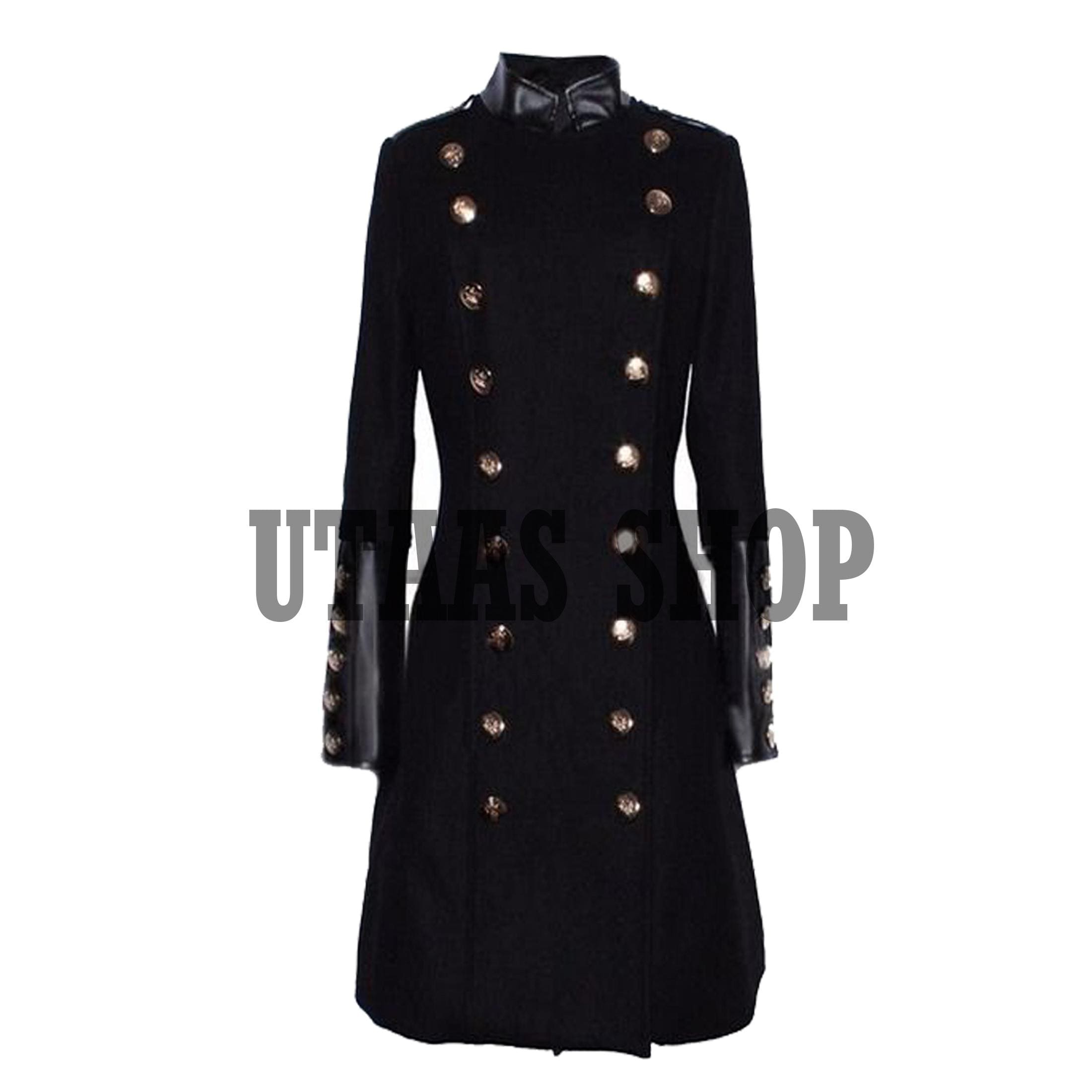 military style ladies coat
