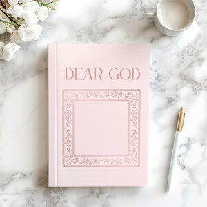 Elegant Christian Dear God Prayer Journal - Spiritual Notebook, Personal Journal, Guided Reflection, Christian Gifts, Bible journal