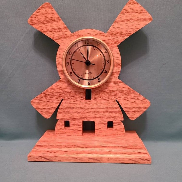Windmill Clock Etsy