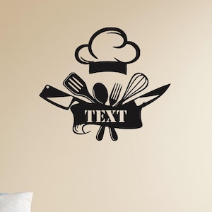 Custom Chef Metal Wall Art: Personalized Kitchen Sign