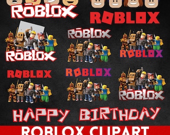 Pakiet Roblox SVG, czcionka Roblox, pliki SVG do gier dla Cricut, Roblox Png, Roblox Boy SVG, Birthday SVG, Robot SVG, roblox clipart, Roblox SVG