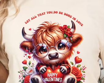 Valentine png, Valentines Day png, Be Mine,My First Valentine Day, Valentine Gift png, Valentine Vibes Svg, ,Cute highland cow png
