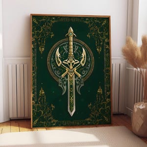 Zelda Sword Canvas Print: Game Room Wall Art