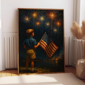 Vintage 4th of July Wall Art, USA Independence Day Decor, Vintage Star Spangled Banner Cover Art, 4th of July, America Independence Day Gift