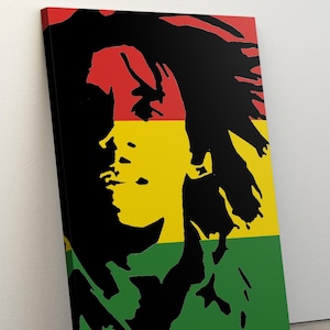 Bob Marley, Fashion Wall Art, Canvas Wall Art, Framed Wall Art, Living Room Decor, Office Wall Art, Bob Marley Banksy Wall Art Canvas