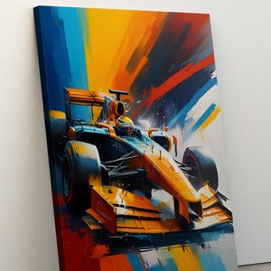 Formula 1 Painting, Abstract Formula 1 Print, F1 Car, Race Car Wall Art, Formula 1 Poster, Formula Car, Formula Gifts, İnstant Download