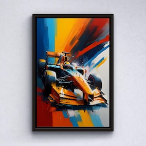 Formula 1 Painting Canvas, Formula 1 Wall Decor, Formula 1 Print, F1 Car, Oil Painting Wall Art, Formula Car, Formula 1 Gifts, Legand Poster