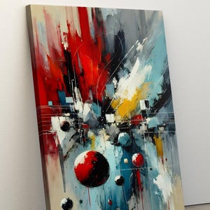 Abstract Artwork Canvas, Colorful Wall Art, Abstract Art, Living Room Print, Housewarming Gifts, Modern Colorful Wall Decor, Popular Posters