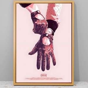 Drive Movie Poster, Canvas Print, Wall Art Canvas Painting, Movie Poster Gifts, Canvas or Poster, Fast and Free Shipping, Drive Movie Decor
