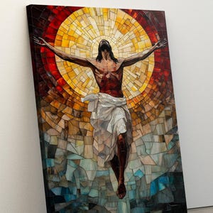 Jesus Canvas Wall Art: Christian Home Decor, Ready to Hang