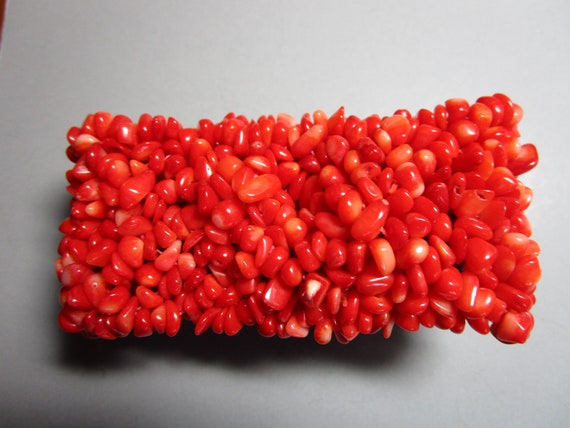 Vintage Natural Turquoise and Coral Bracelets Str… - image 5