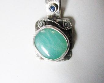 Chrysoprase Pendant Sterling Silver with or Without Chain