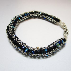 Choice of Beaded Bracelets or Items French Knit Sterling Silver