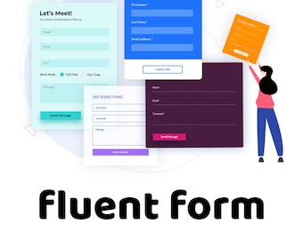 Licence GPL WordPress Fluent Forms Pro | Plug-in de création de formulaires | Sites illimités à vie