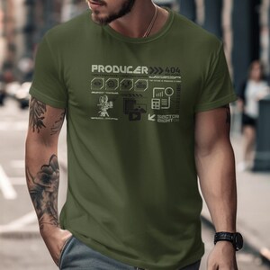 Filmmaker Techwear Shirt Film Producer TV Produktion Ersteller Videoproduktion Geschenk TV-Crew Movie Maker Regisseur Cyber Tee unisex