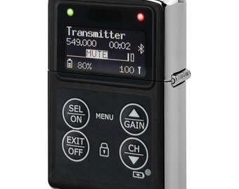 Film sound wisycom transmitter Lighter Box with Dual-sided Printing filmmaker gift field sound gift idea sound crew wireless design