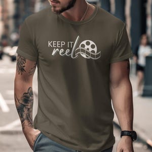 Filmmaker reel t shirt film crew tee film production shirt idea gift for film crew gift for film crew funny tee unisex t shirt