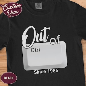 Lustiges Programmierer-T-Shirt, Kundenspezifisches Geburts-Jahr, Tech-Geschenk, Komfortfarben-Shirt