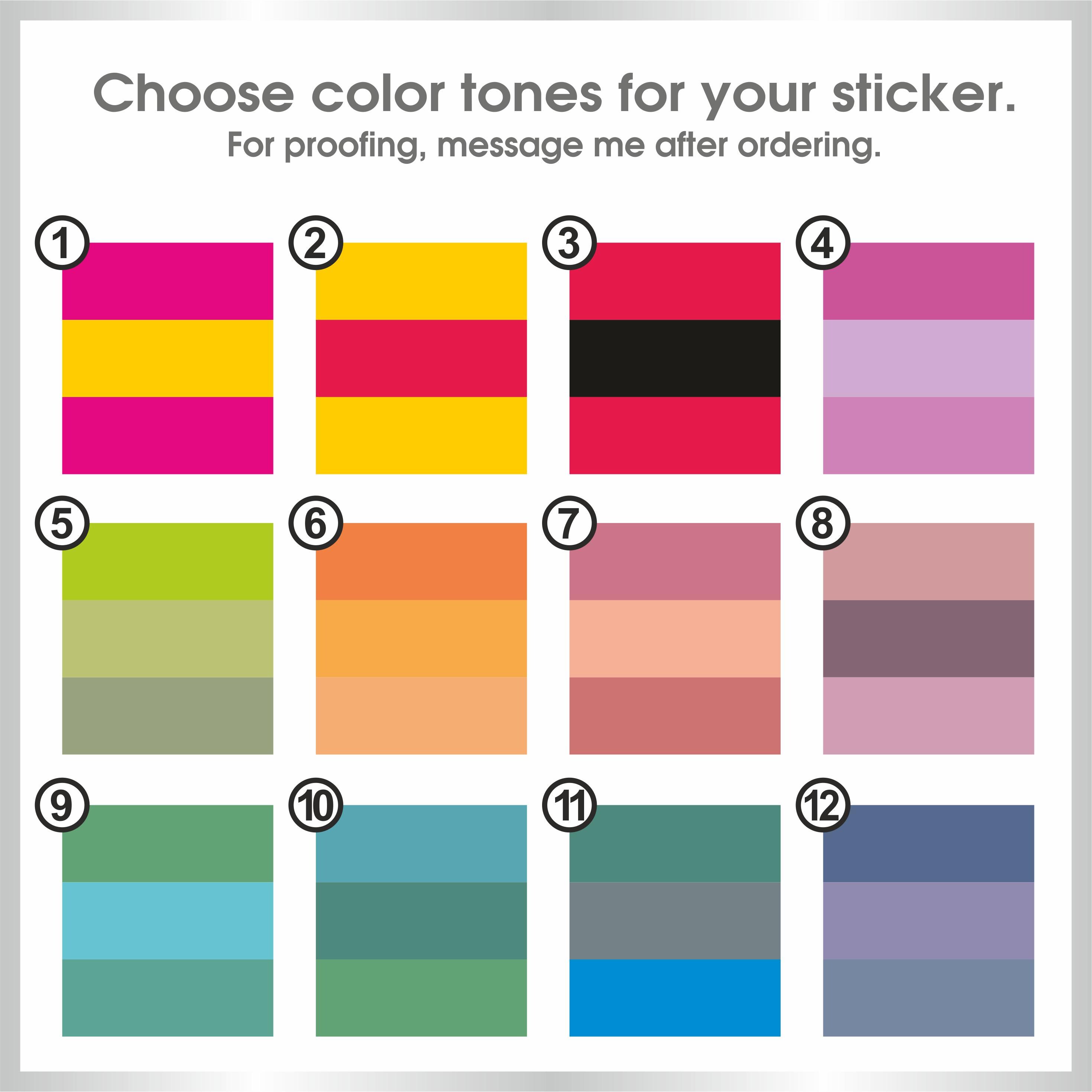 Suggest Sticker Colour Personalized Text Sticker Custom Sticker Water Bottle Stickers Sticker ...