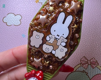 Kawaii Charm Motel Keychain: Miffy and little Friends