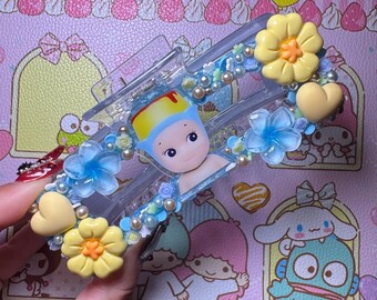 Kawaii Charm Large Hair Claw - Pudding Angel