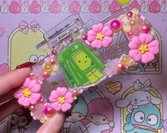 Kawaii Large Charm Hair Claw - Anxious Blossom