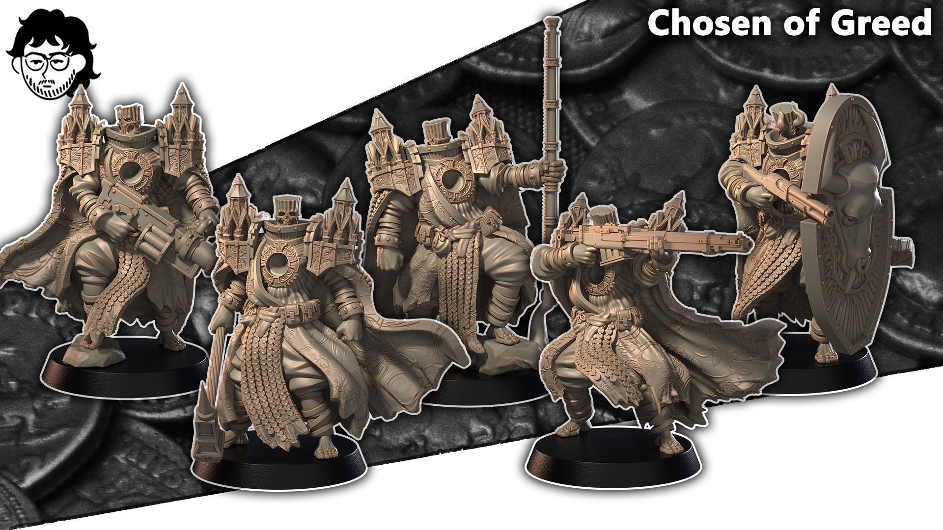 Dieselpunk Heretic Slaves to Greed Warband (funduk25) - Etsy