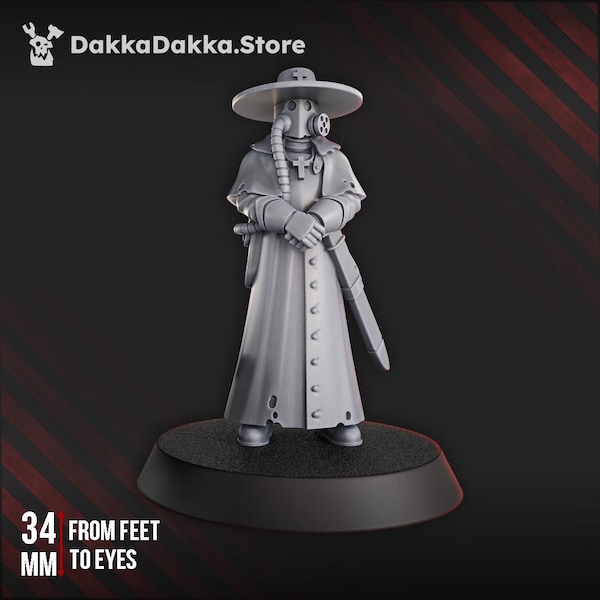 Dieselpunk Torquemada's Inquisition Warband (Dakka Dakka) 28mm/32mm/54mm/75mm