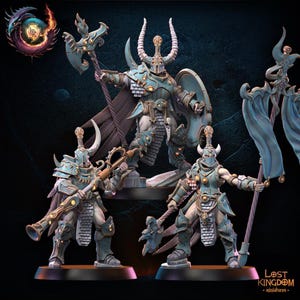Nukuja Warriors Command Group (Lost Kingdom Miniatures) 28mm/32mm