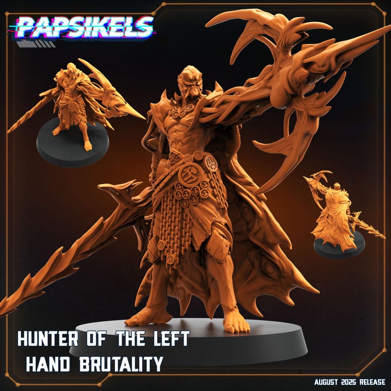 Dieselpunk Demon Lords Warband (Papsikel Miniatures) Hunter