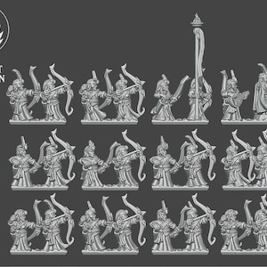Aetherion Archers (Green Skin Miniatures) 10mm/15mm/20mm/28mm