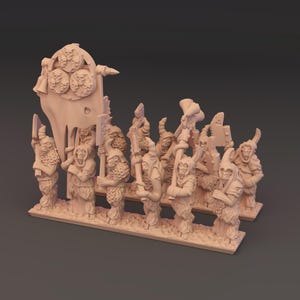 Beastfolk Diseased Warriors 10mm/15mm/20mm/28mm