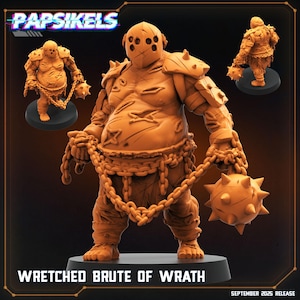 Dieselpunk Demon Lords Warband (Papsikel Miniatures) Wretched (flail)