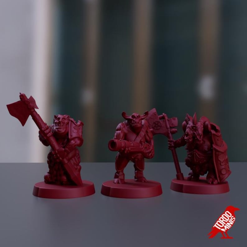 Pocket Crusade Demonic Warband (Tordo Minis) 10mm/15mm/20mm image 7