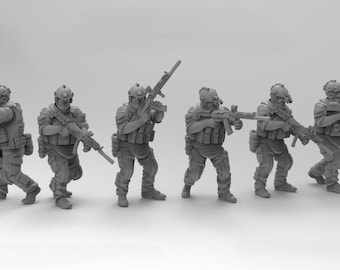 SPETSNAZ GRU Operators (TurnBase Miniatures) 28mm/32mm/54mm/75mm