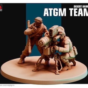 Desert Hawks Support Teams (Red Pilgrim) 28mm/32mm