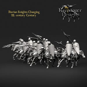12th Century Iberian Knights (Reconquer Designs) 28mm/32mm/54mm/75mm