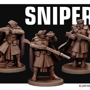 Desert Hawks Snipers (Red Pilgrim) 28mm/32mm