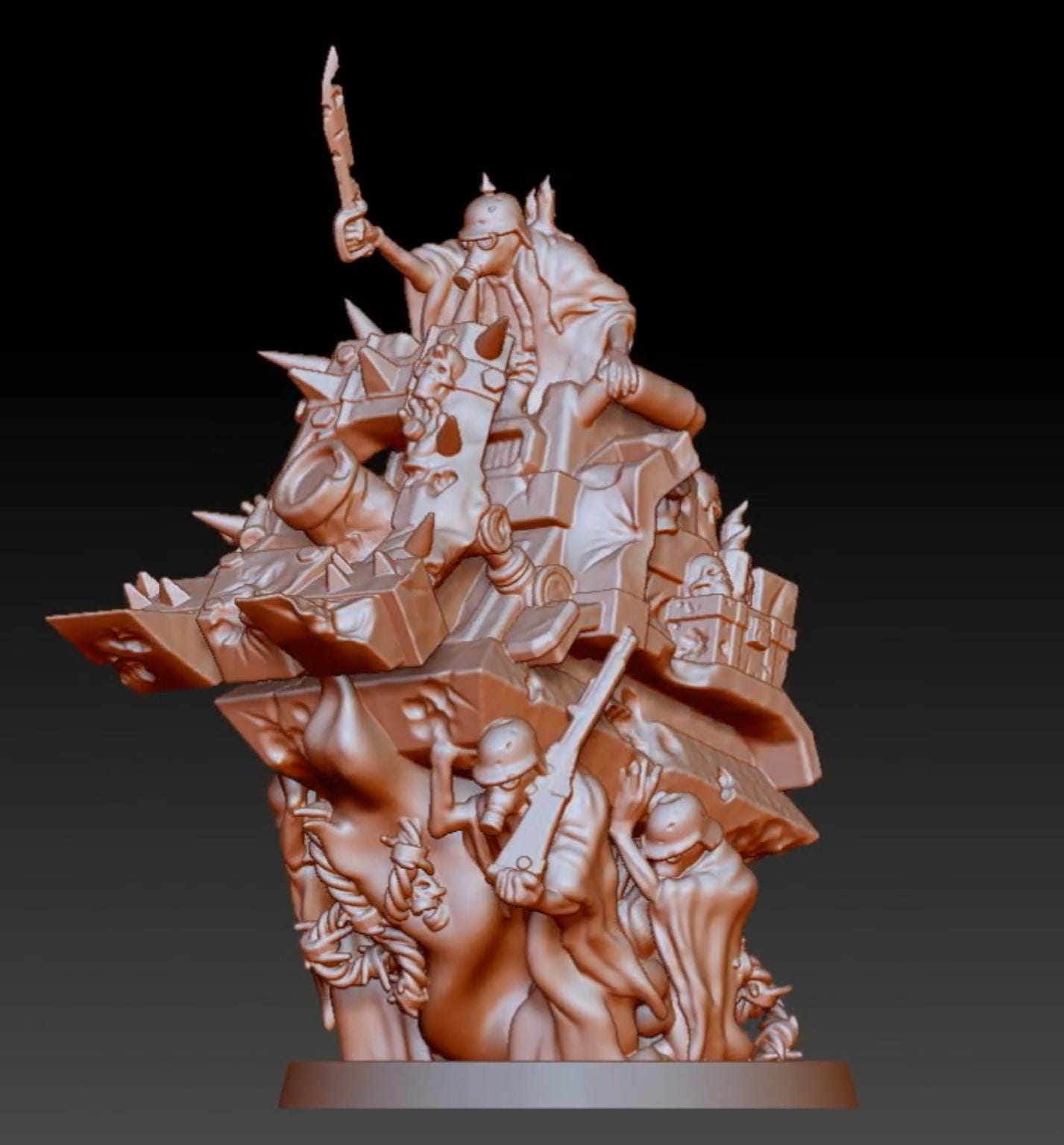 Trench Crusade Kompatibel Heretic Legion Graben Geister Bande (Maxi Yagamii)