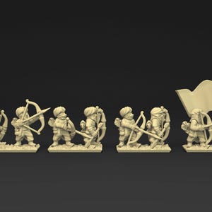 Arabian Bowmen (Green Skin Miniatures) 10mm/15mm/20mm/28mm