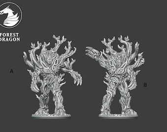 Gigantes del bosque acechadores de Wyrdwood (dragón del bosque) 10 mm/15 mm/20 mm/28 mm