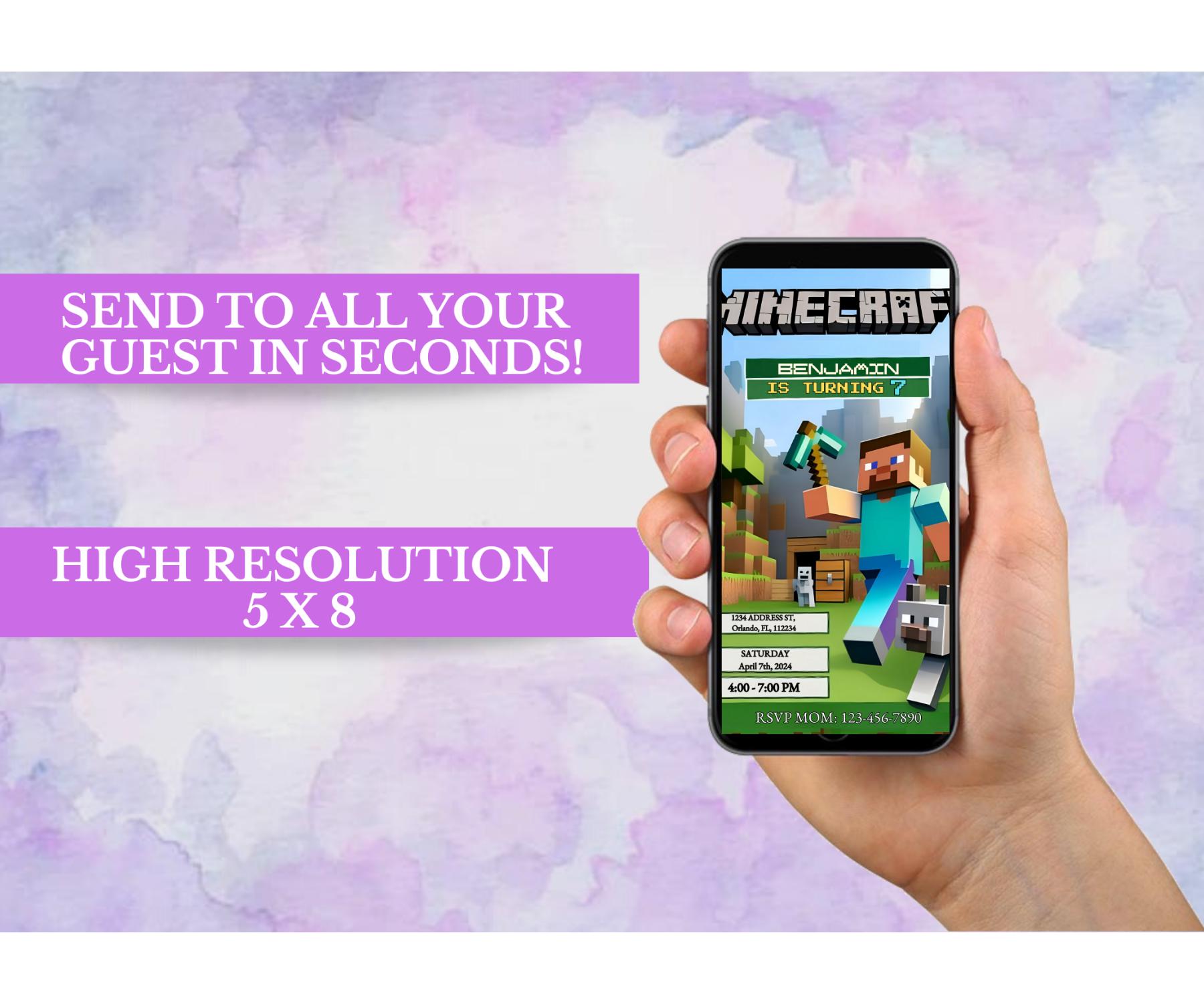 Self-Editable Canva Invite 5x7