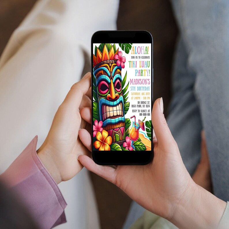 Welcome guests to your tropical celebration with our Editable Aloha Party Invitation! Featuring colorful Hawaiian-inspired designs, this fully customizable digital invite is perfect for luaus, birthdays, or summer parties. Simply personalize your details, download instantly, and print at your convenience. Whether at home or professionally printed, this vibrant invitation sets the tone for a fun, relaxed, and memorable event. Quick to edit and easy to print, its the perfect digital solution!